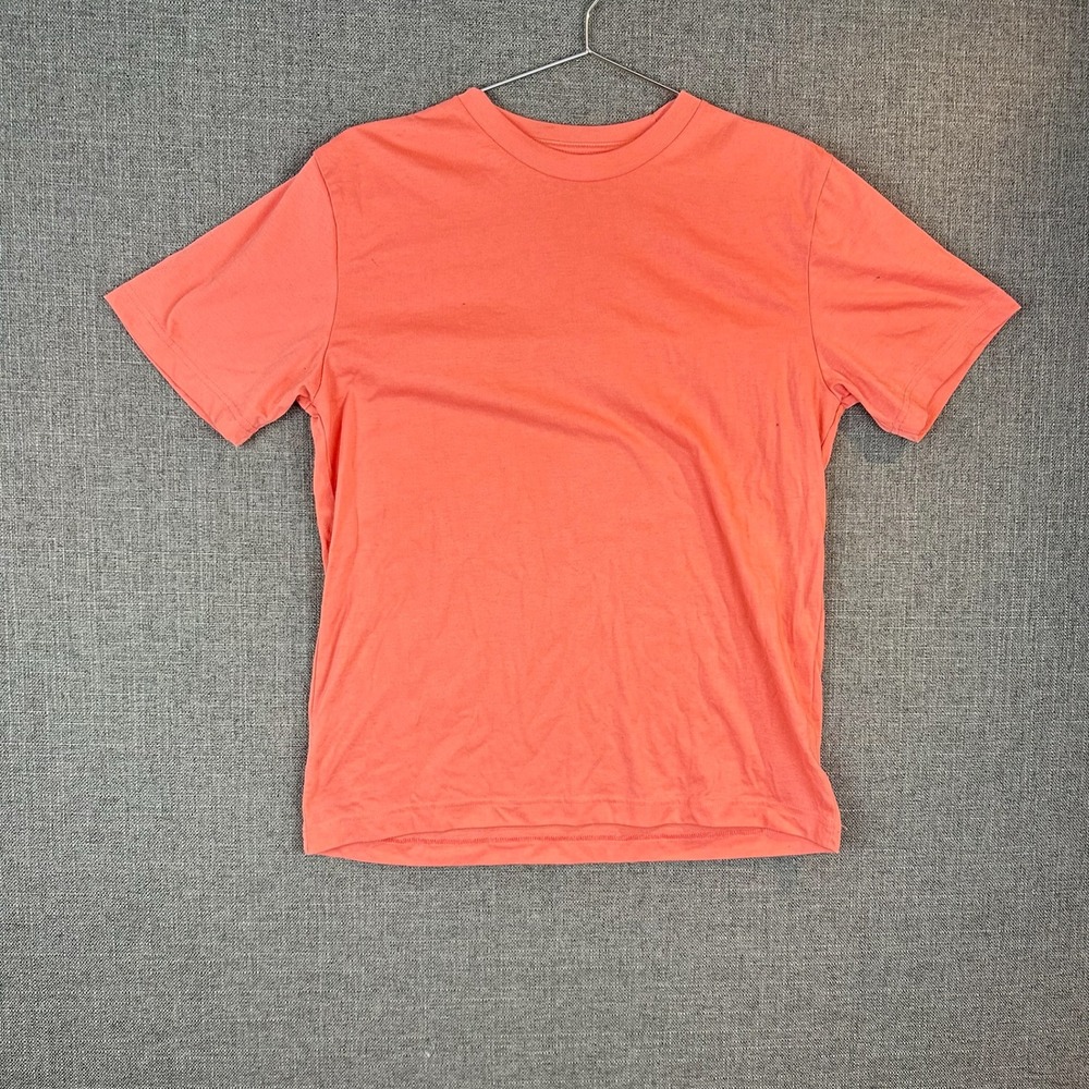 George Mens T-Shirt Medium (38-40) Coral Crew Neck Short Sleeve Casual Tee